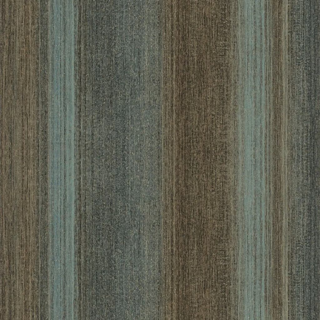 NOORDWAND Fond d'écran vintage rayures de luxe marron