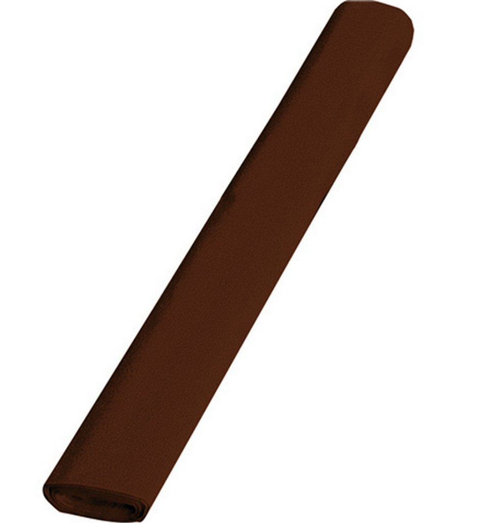 Folia 115 cr ecirc;pe papier marron chocolat 50x250 cm 1 rouleau