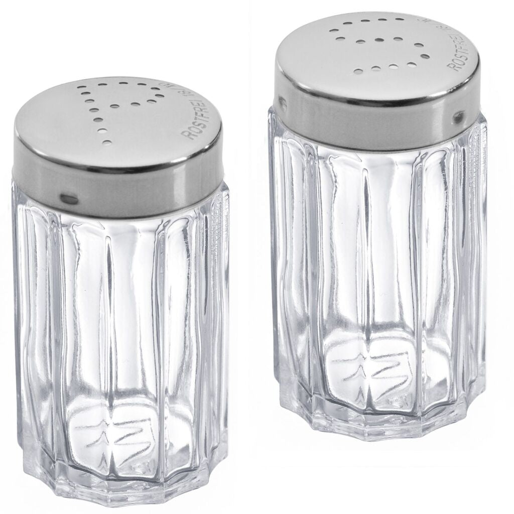 Westmark Westmark Set de Sel et Poivre 2x50 ml Verre en Acier Inoxydable