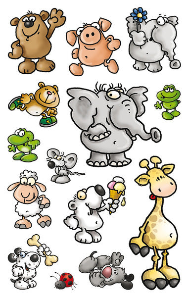 Avery av-53193 étiquette papier z-design enfants pack de 3 animaux