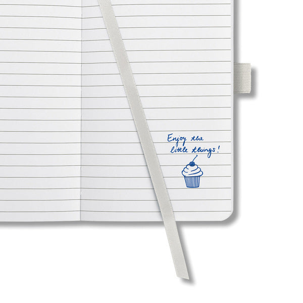 Sigel Sigel SI-JN506 Carnet Jolie Sense 95x180mm Couverture rigide Ligné Blanc