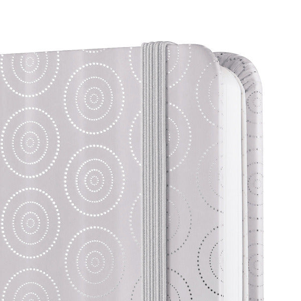 Sigel Sigel SI-JN306 Carnet Jolie Beauty A6 Couverture rigide Ligné Blanc