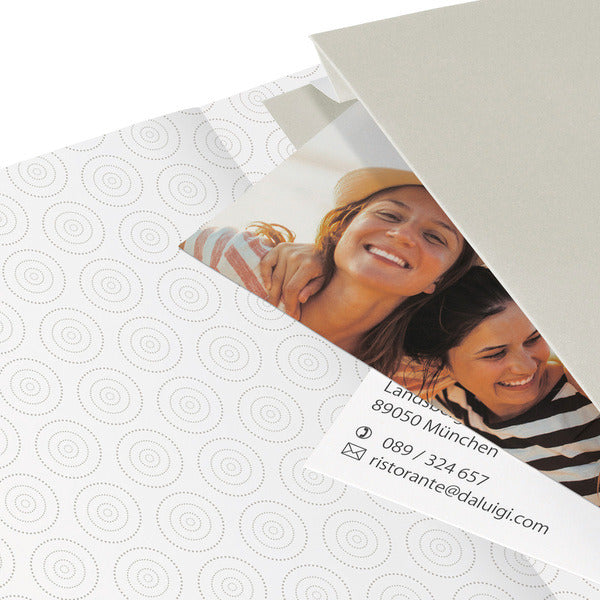 Sigel Sigel SI-JN306 Carnet Jolie Beauty A6 Couverture rigide Ligné Blanc