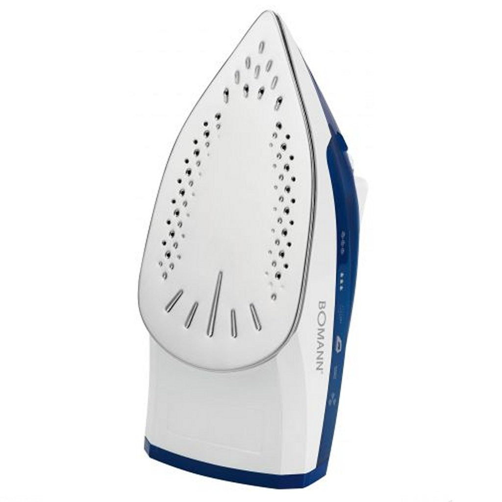 Bomann db 6004 cb fer à vapeur 2200w 250ml bleu blanc