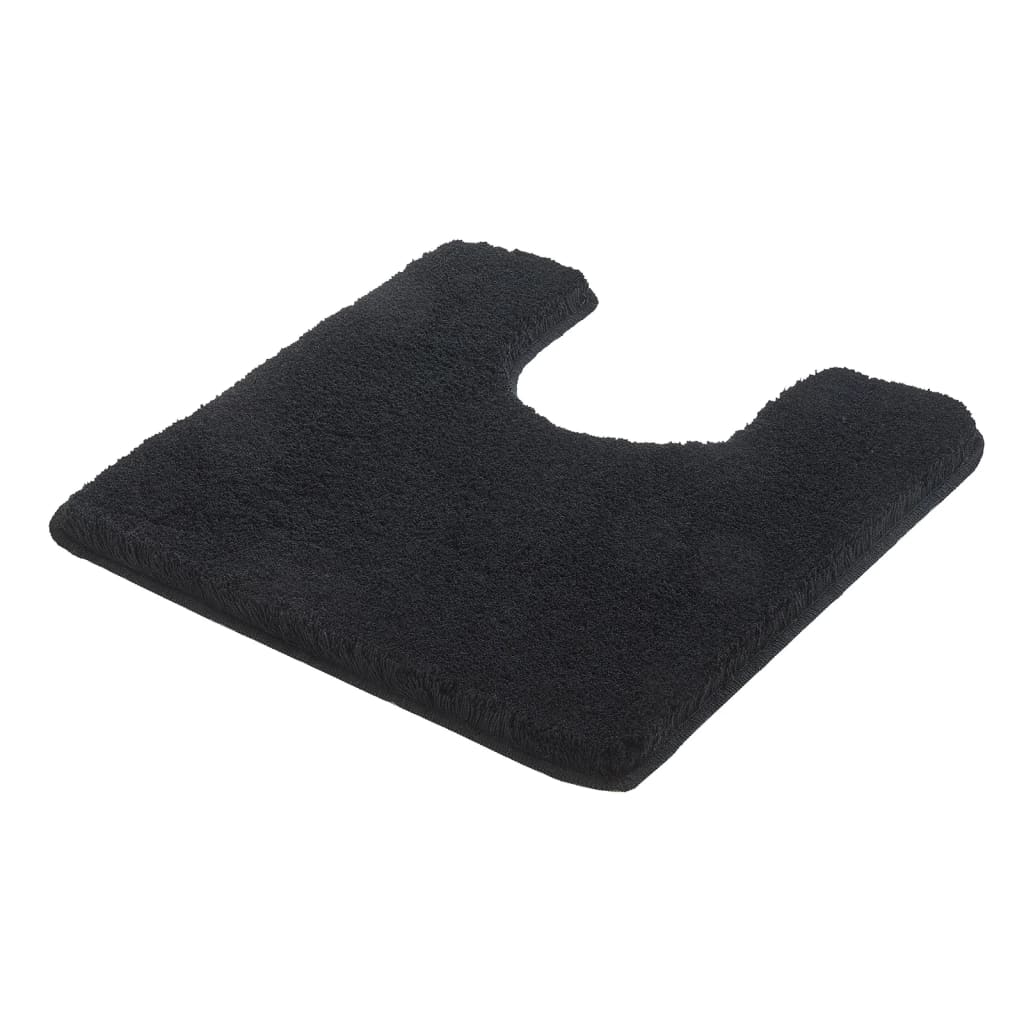Petit tapis de toilette wolke détente 55x55 cm noir