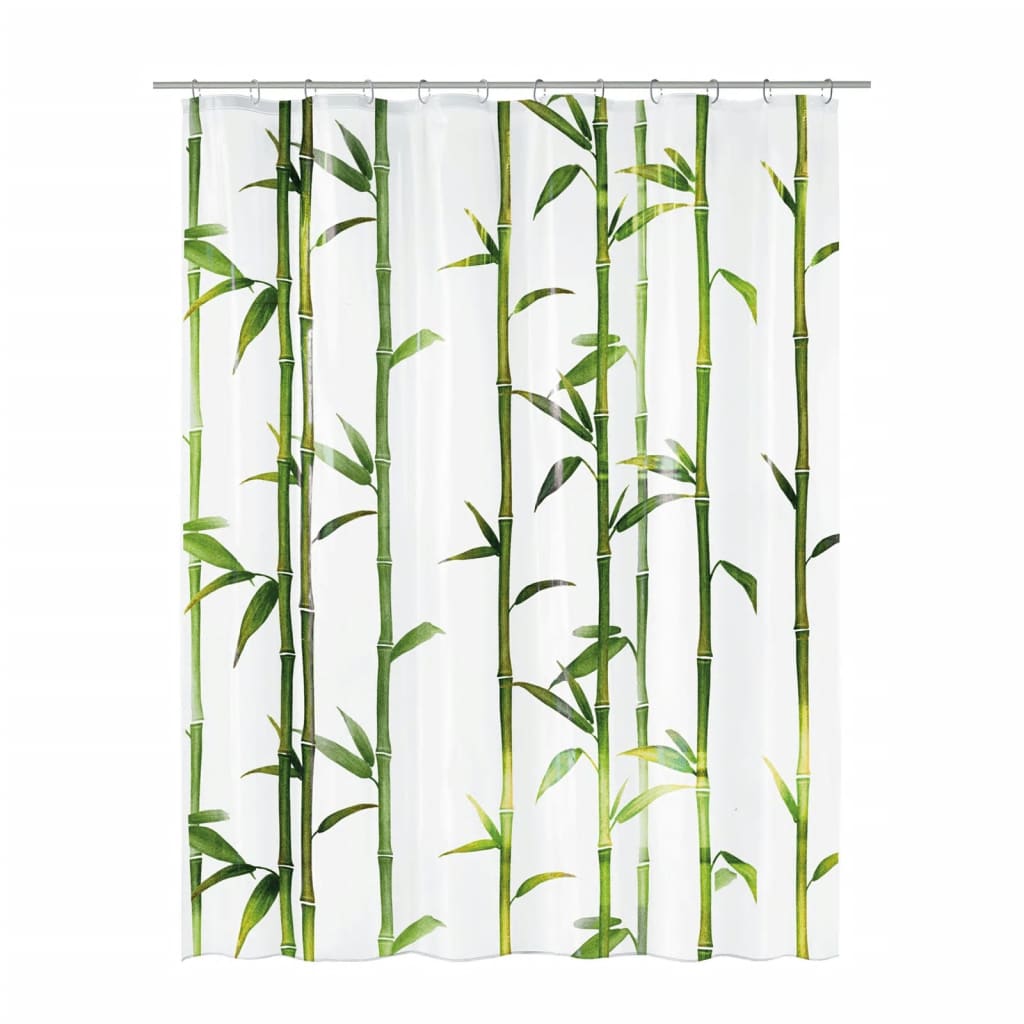 Kleine Wolke Douche rideau en bambou 180x200 cm vert