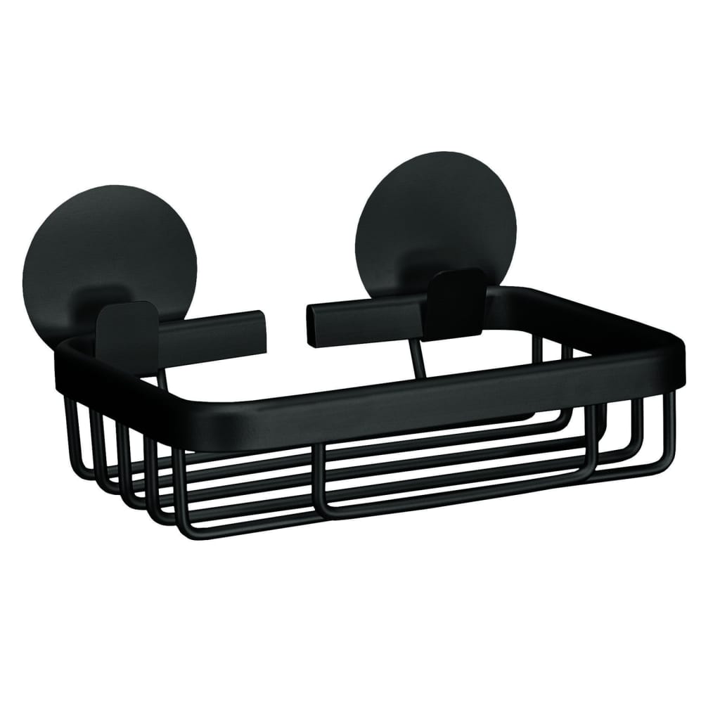 Petit porte-savon wolke rocco noir