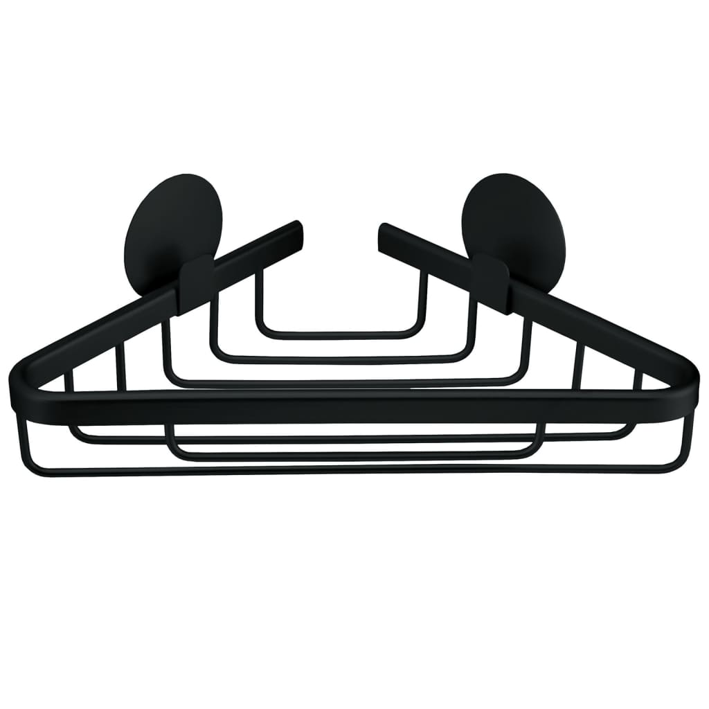 Petite fuite de douche de wolke rocco triangulaire noir