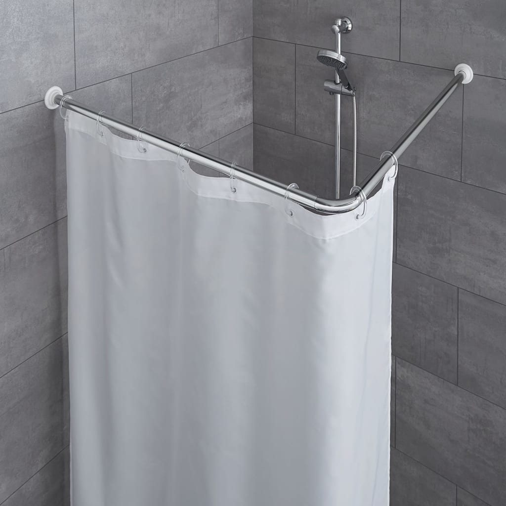Petit wolke douche rideau de douche coin 90x90 cm chrome -colored