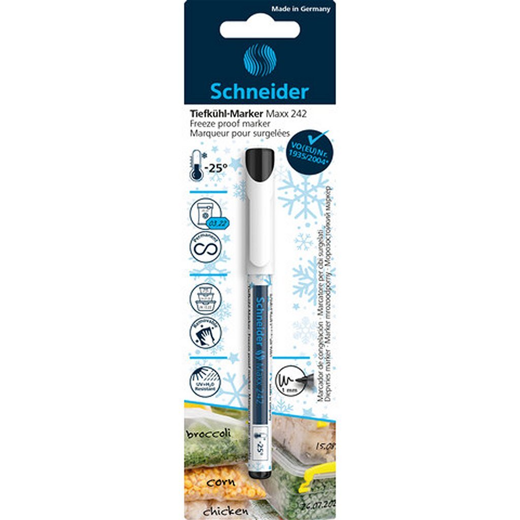 Schneider s-72421 marqueur de congélateur maxx 242 noir