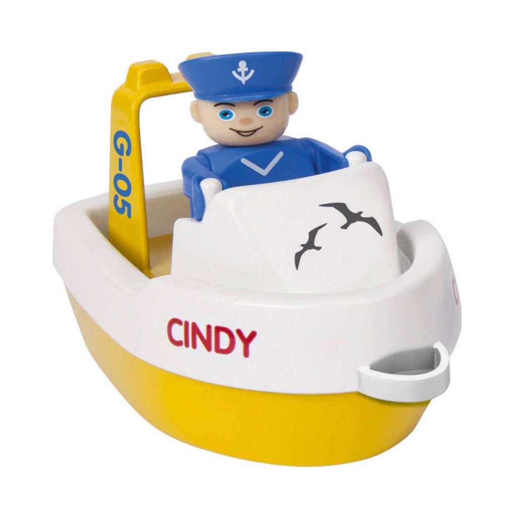 Big Waterplay Waterbaan Rotterdam avec bateau Figure 90x50x9 cm