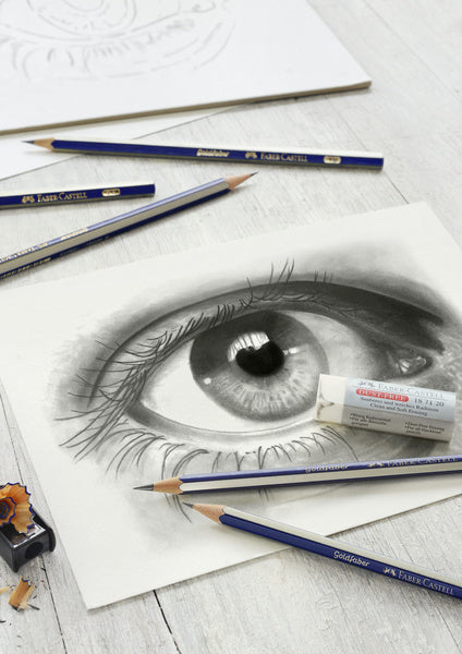Faber castell fc-114000 ensemble graphite faber-castell goldfaber 8 pièces