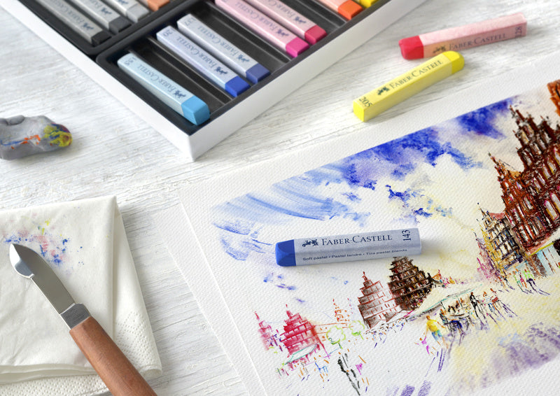 Faber Castell FC-128336 Craie Pastel Creative Studio Pastel Doux Trousse 36 pièces