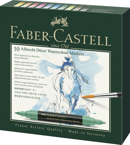 Faber Castell FC-160310 marqueur aquarelle Albrecht Dürer boîte de 10 pièces