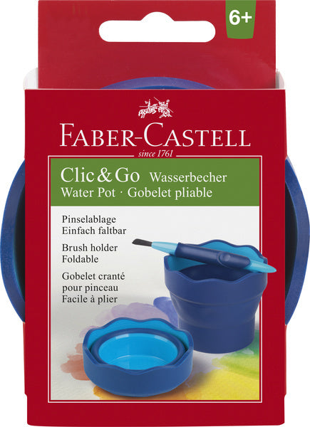 Faber Castell FC-181510 tasse à eau clic go bleu