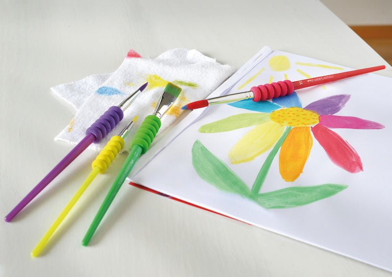 Faber Castell FC-481600 jeu de pinceaux en plastique 4 pièces