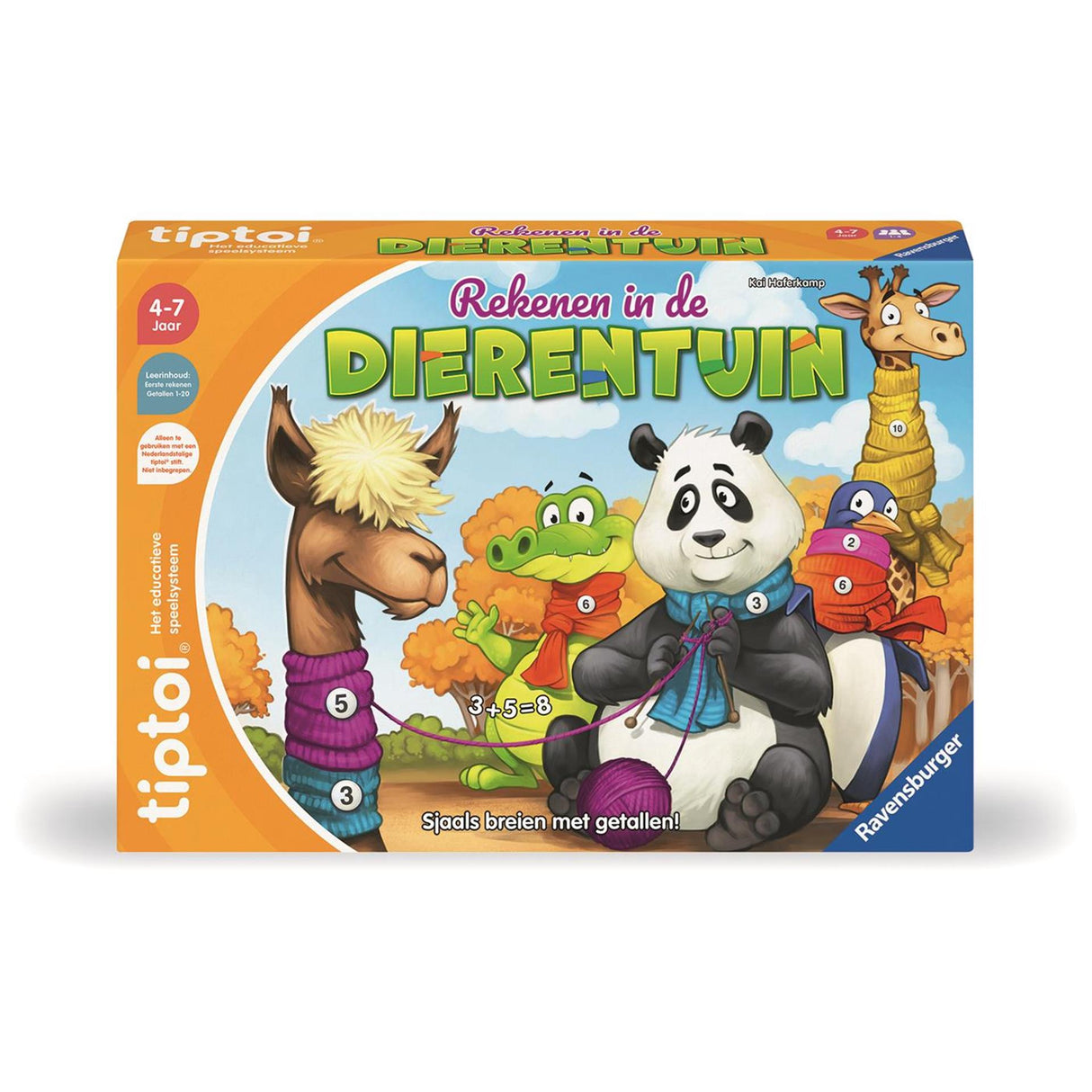 Jeu de mathématiques Ravensburger tiptoi® au zoo