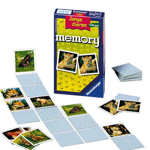 Ravensburger jeu mémoire jeunes animaux poche