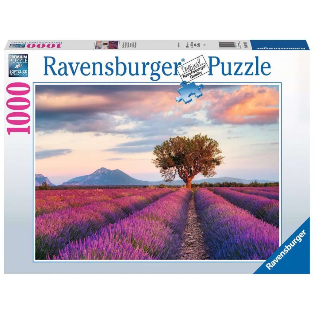 Ravensburger puzzle champs de lavande 1000 pièces