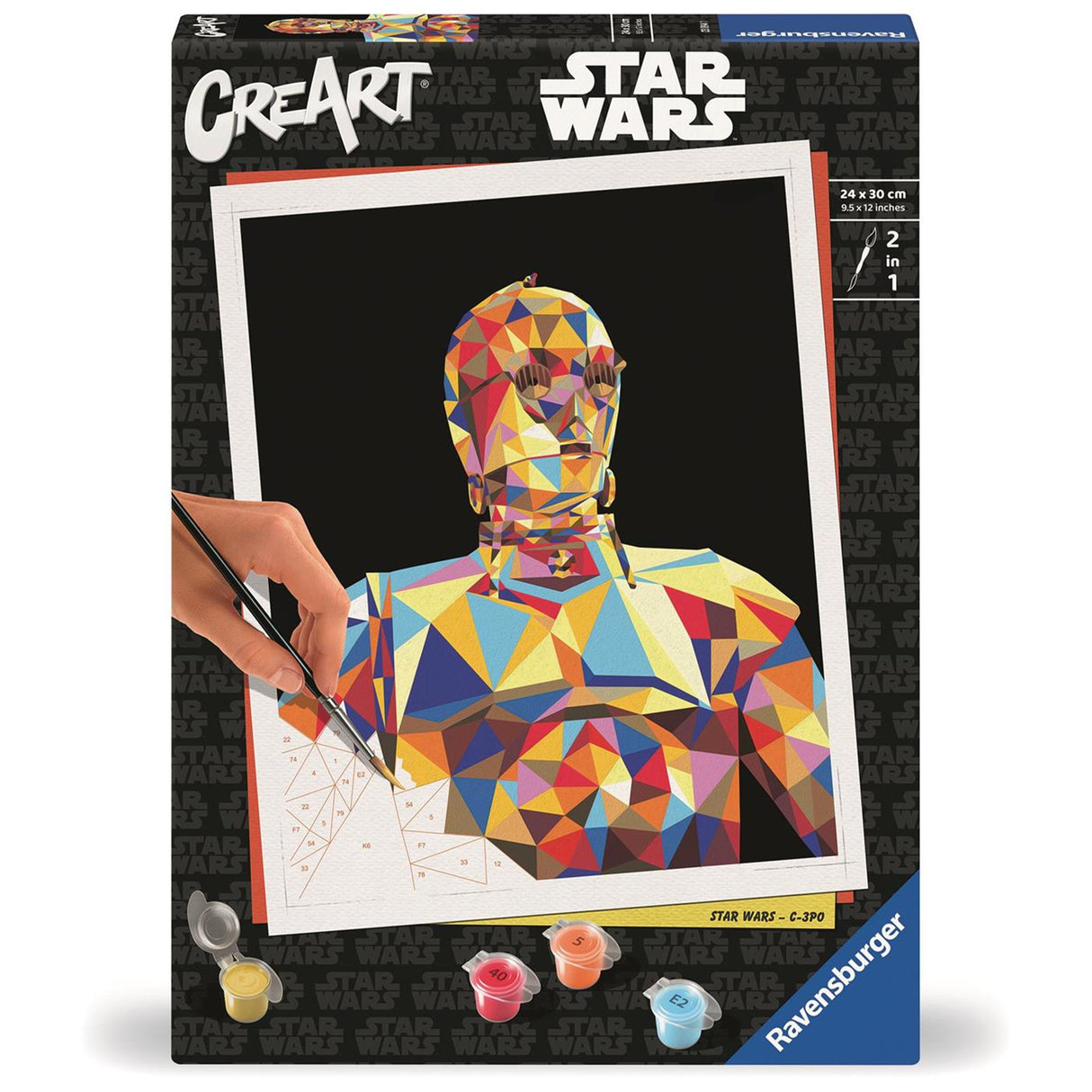 Ravensburger crée une peinture par numéro - Star Wars - C-3po