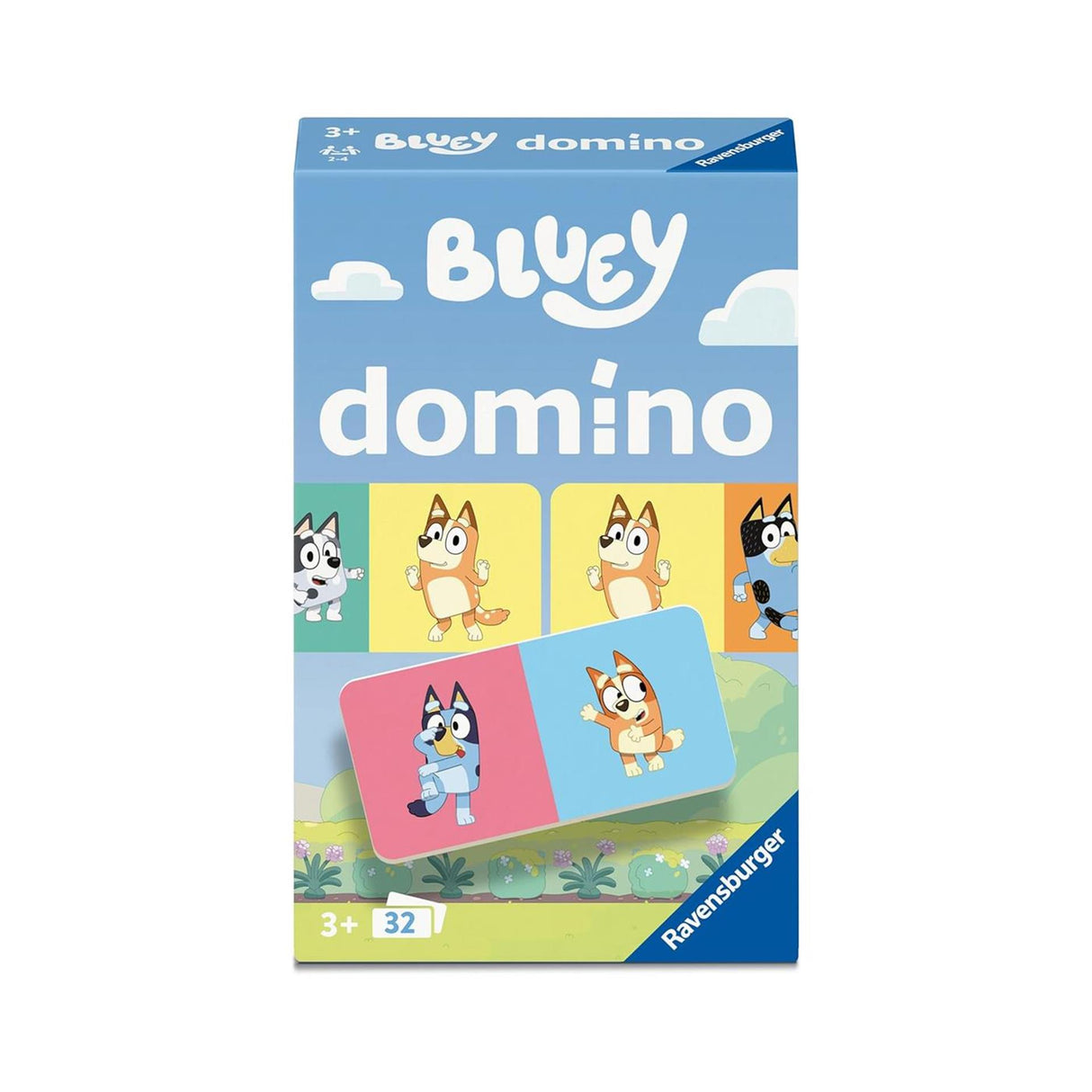 Ravensburger jeu bluey domino poche | 2 pièces