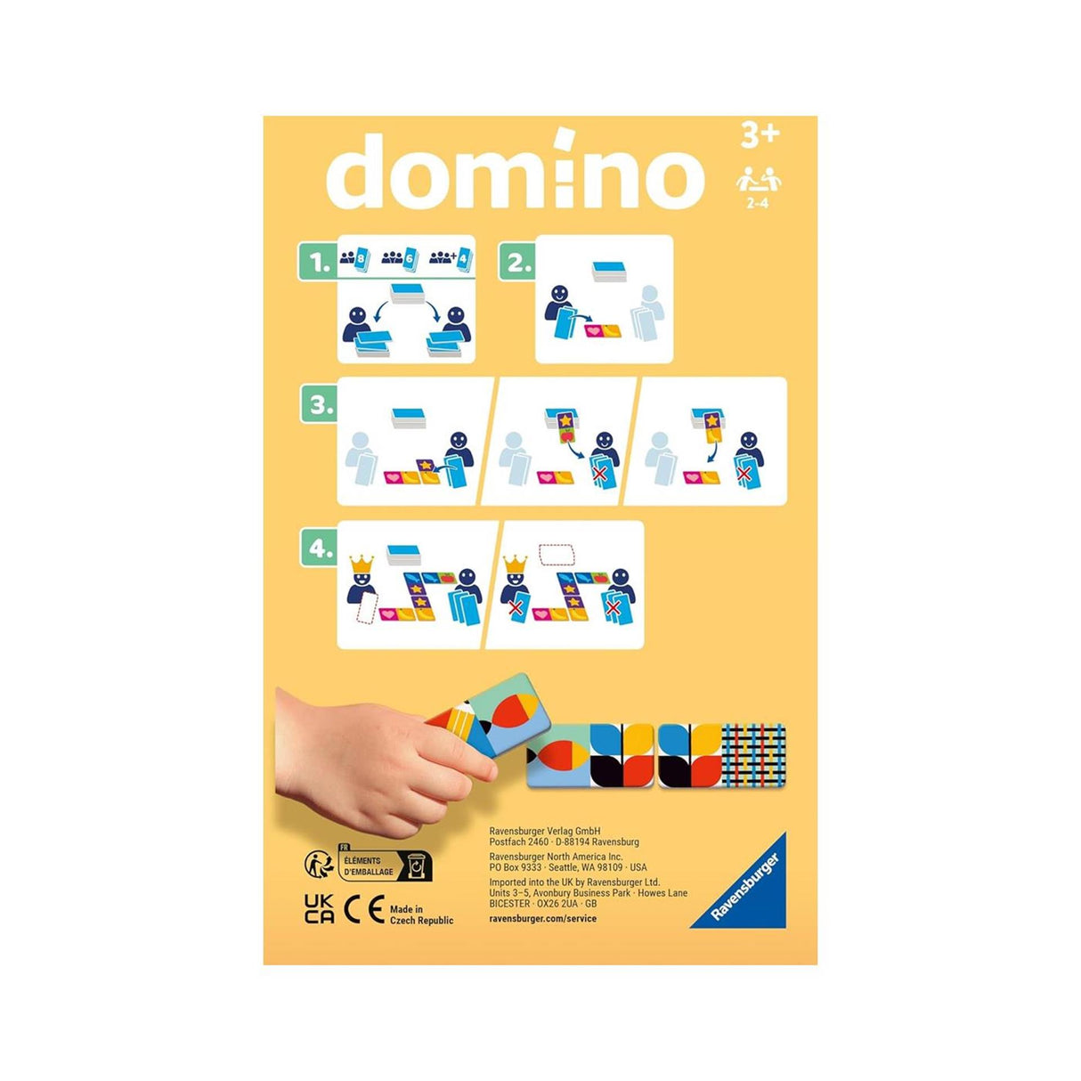 Ravensburger jeu bluey domino poche | 2 pièces