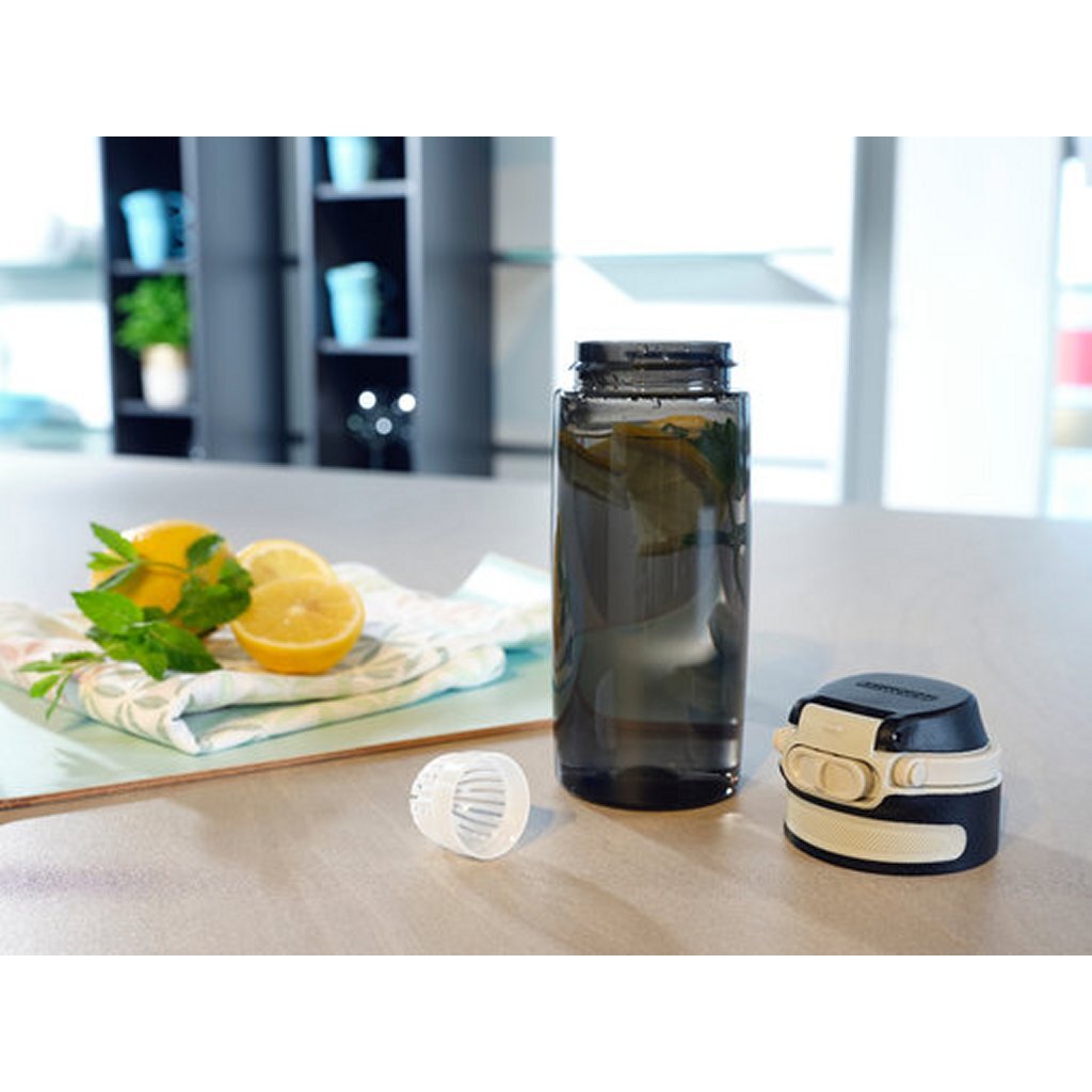 Leifheit 3261 gourde flip tritan 550 ml noir