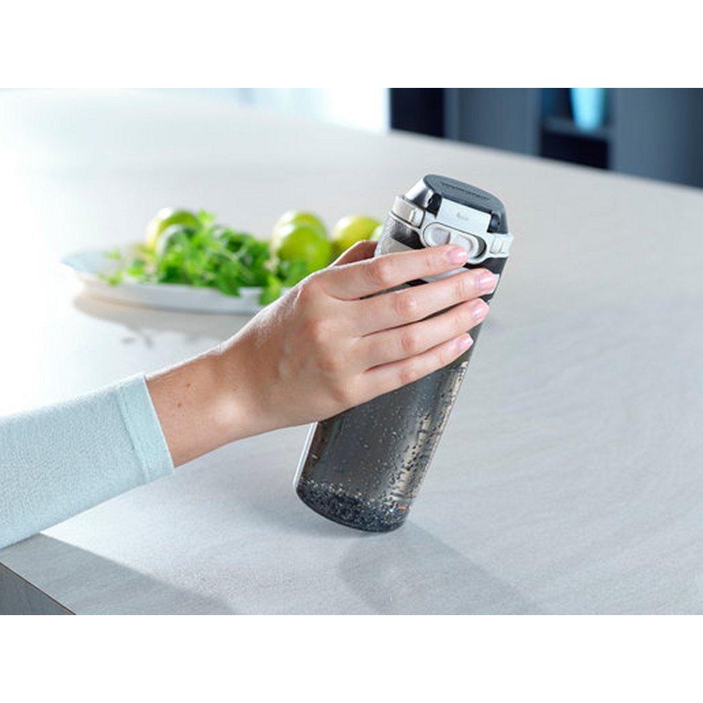 Leifheit 3261 gourde flip tritan 550 ml noir