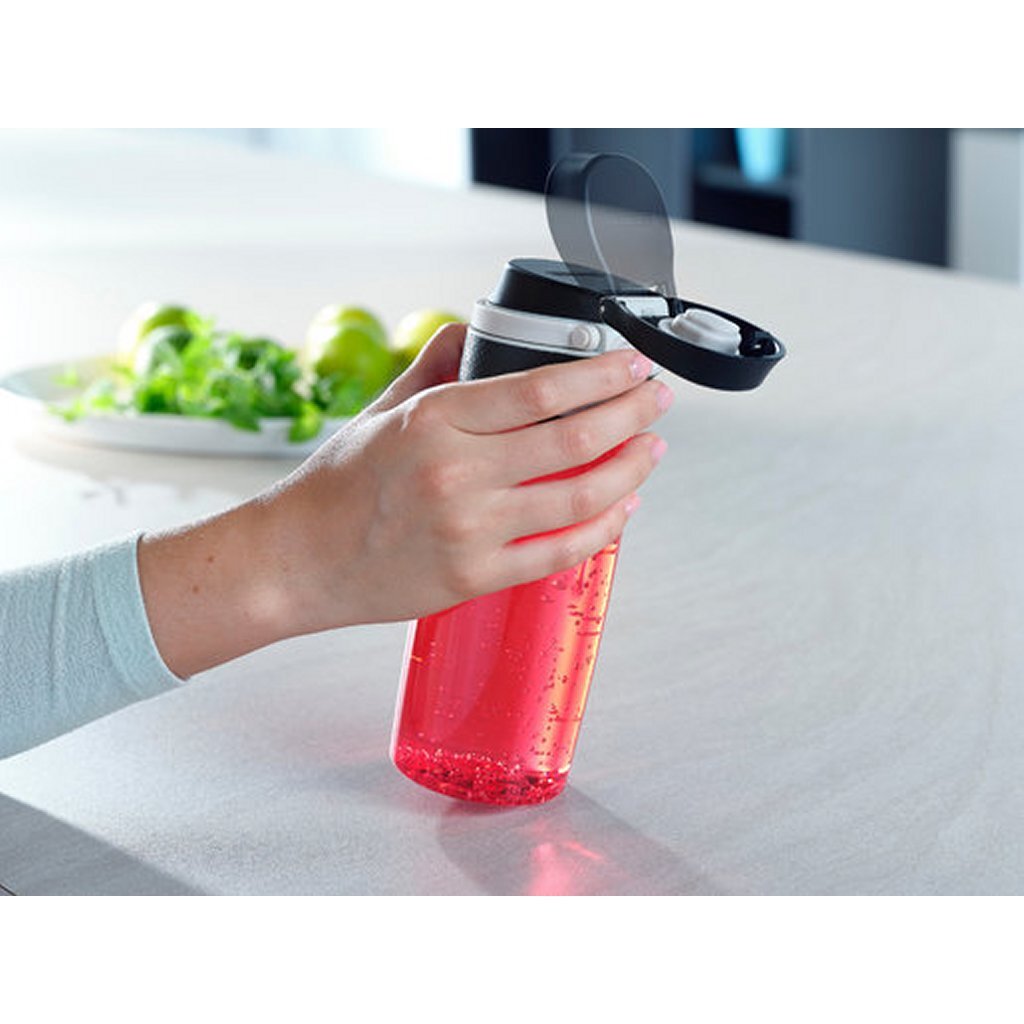 Leifheit 3263 gourde flip tritan 550 ml rouge