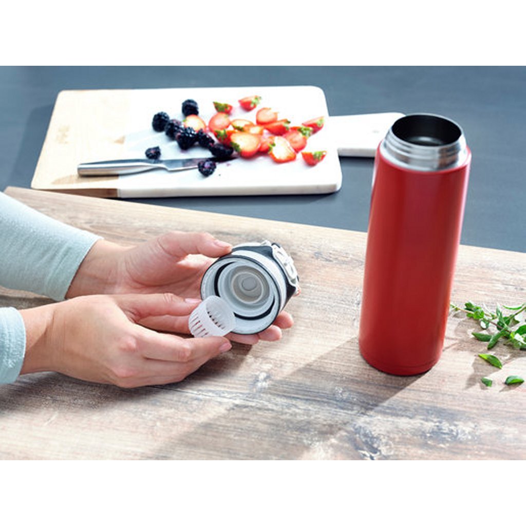 Leifheit 3273 tasse isotherme rabattable 600 ml rouge