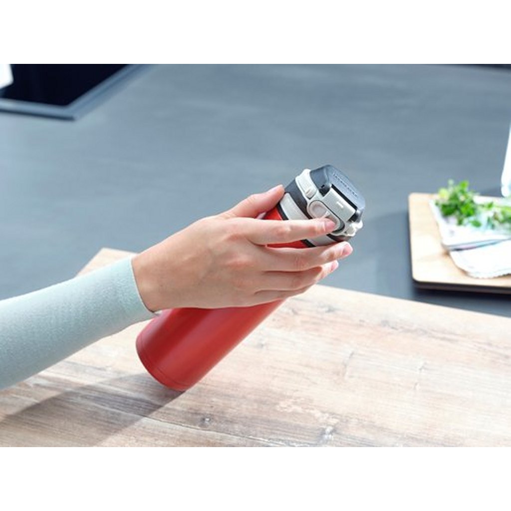 Leifheit 3273 tasse isotherme rabattable 600 ml rouge
