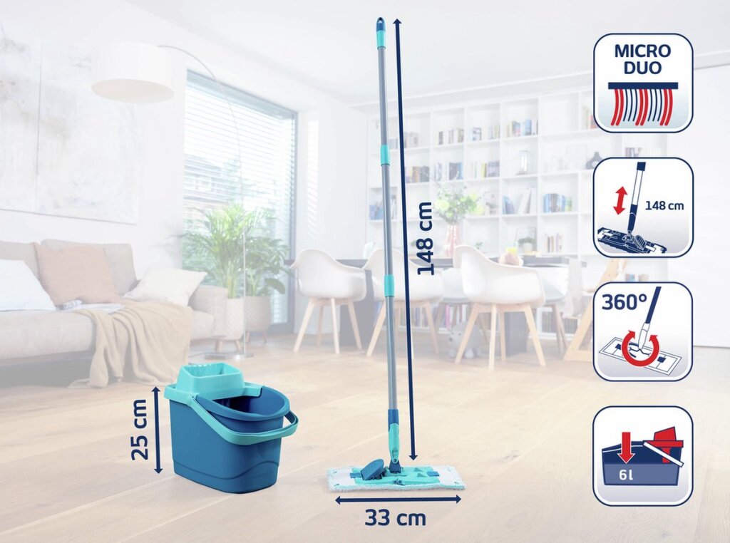 Leifheit powerclean essuie-sol m set