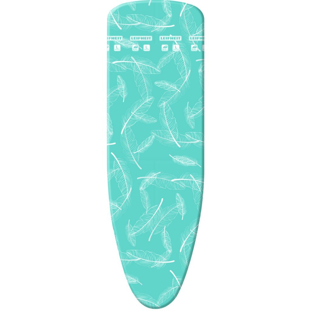 Leifheit table à repasser thermo réfléchissant turquoise 29% coton