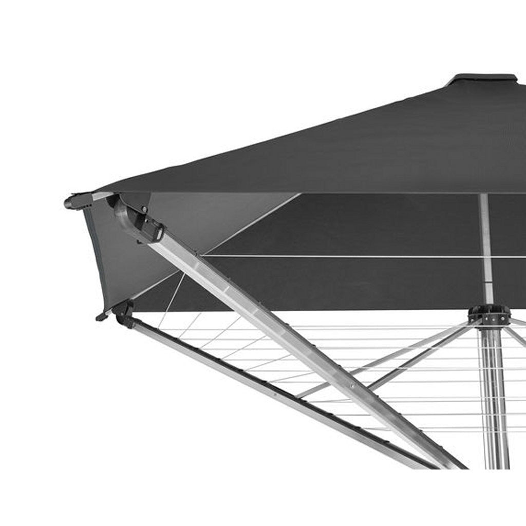 Leifheit Leifheit 82100 LinoProtect 400 Sèche-linge rotatif avec toit gris argenté