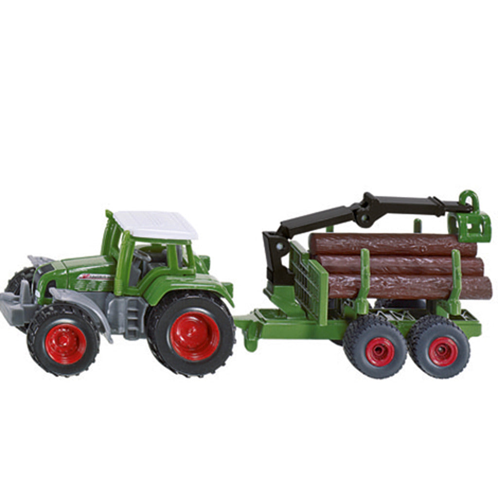 Tracteur Siku 1645 + troncs d'arbres