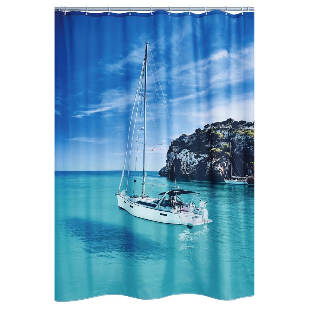 Rideau de douche ridder voilier 180x200 cm