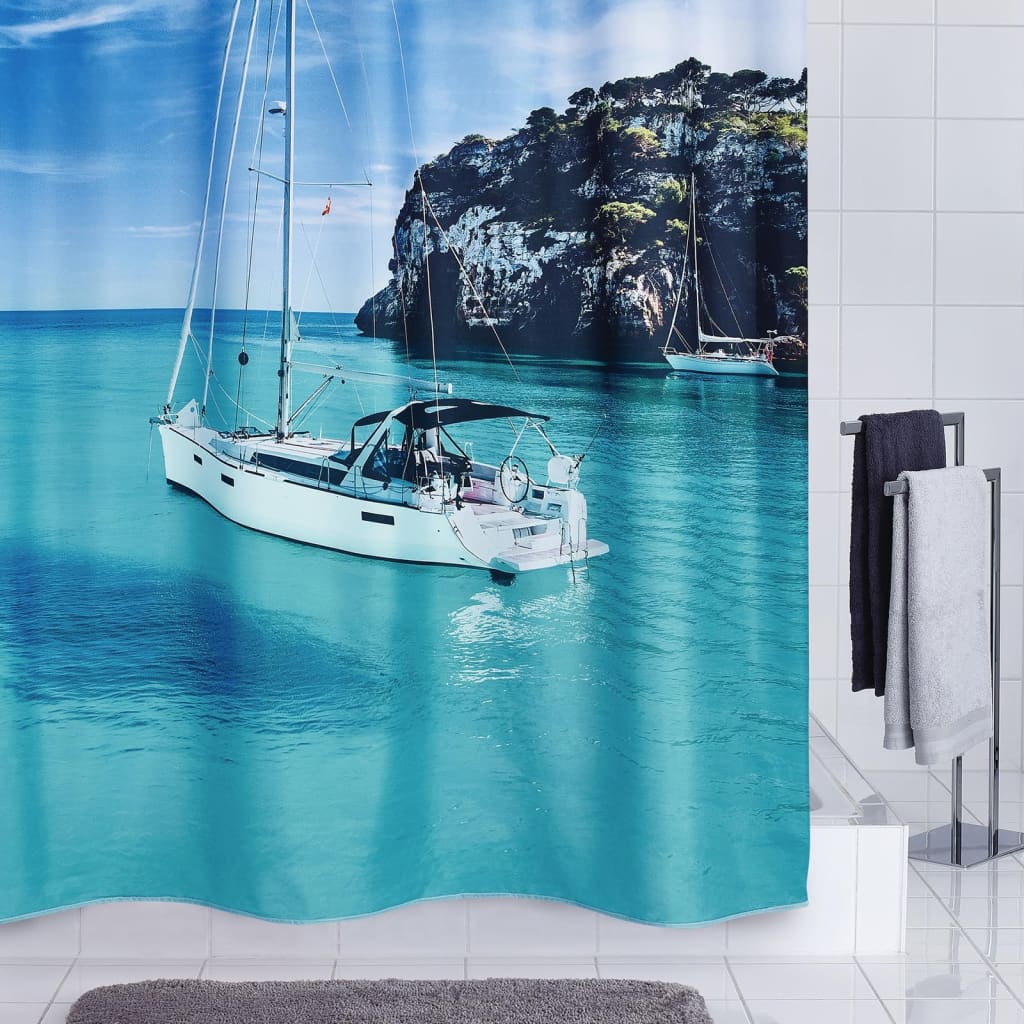 Rideau de douche ridder voilier 180x200 cm