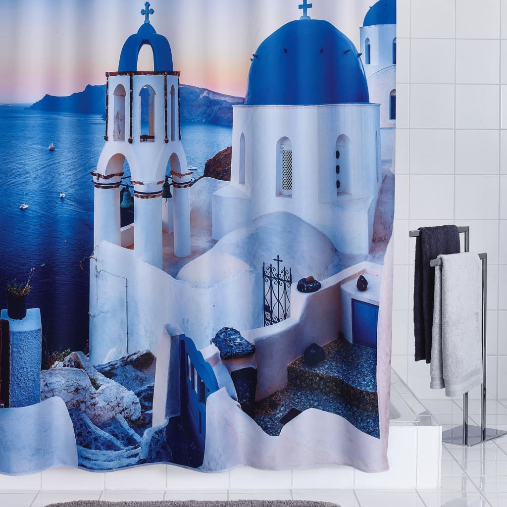 Rideau de douche Ridder Santorin 180x200 cm