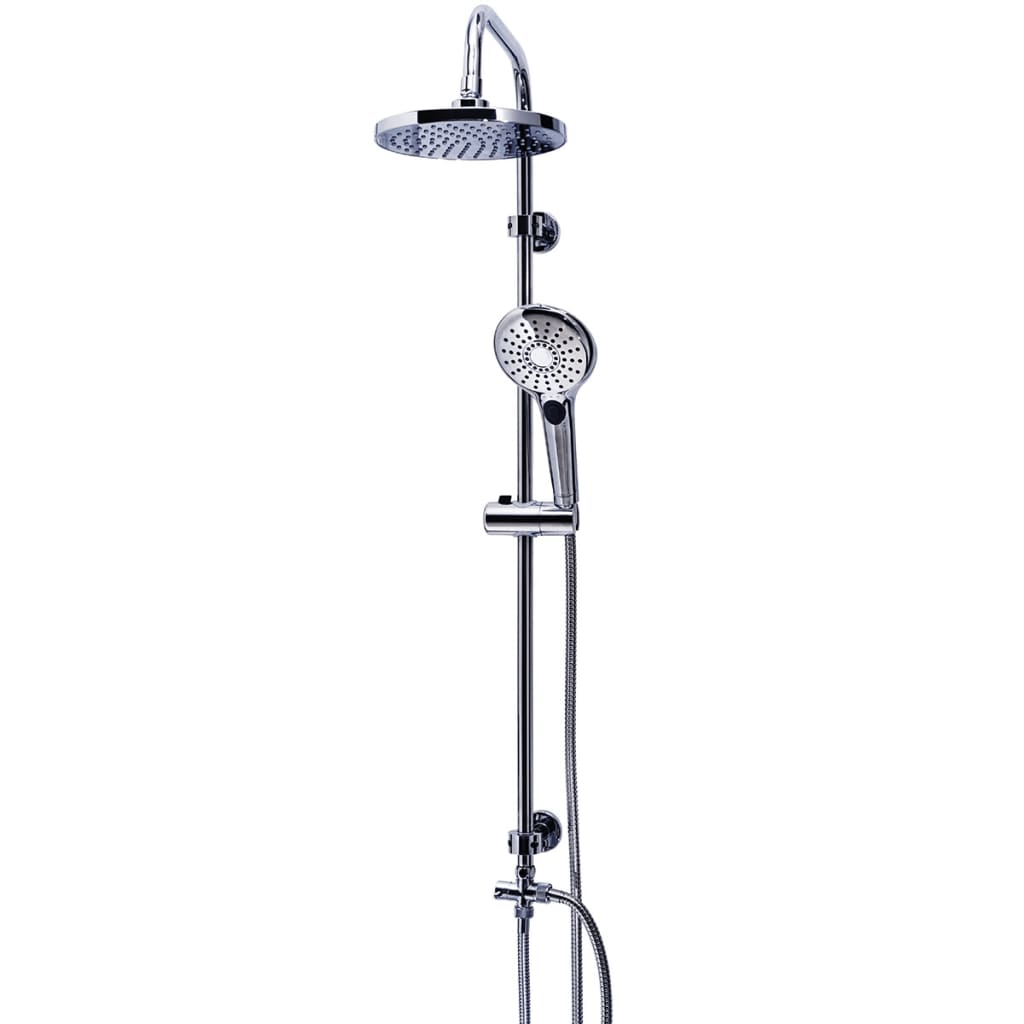 Knight Rain Shower Ensemble avec pomme de douche de massage chrome Bahamas 91440