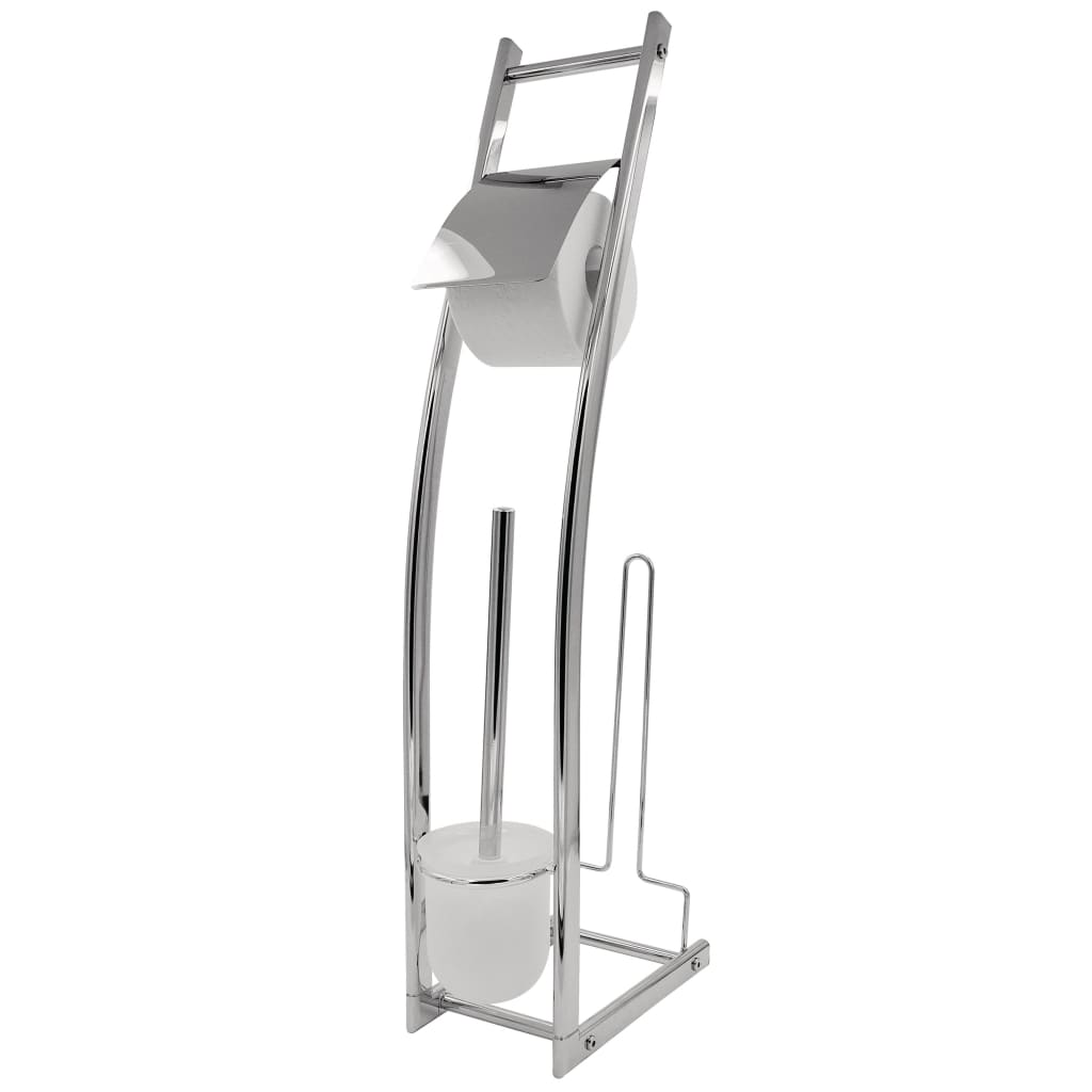 Ensemble de pinceaux de toilette Ridder 3-en-1 Chrome Fabio Glossy Chrome