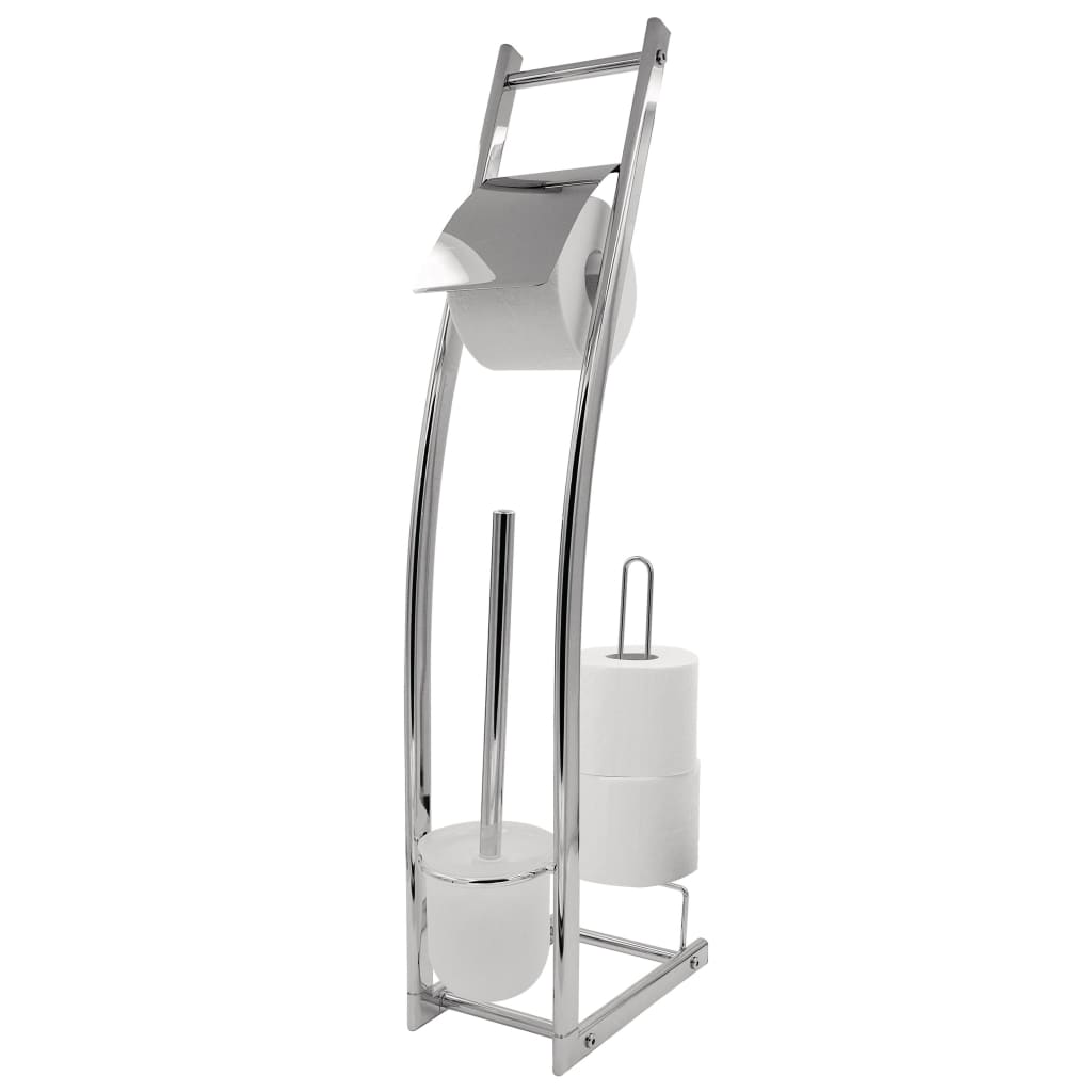 Ensemble de pinceaux de toilette Ridder 3-en-1 Chrome Fabio Glossy Chrome