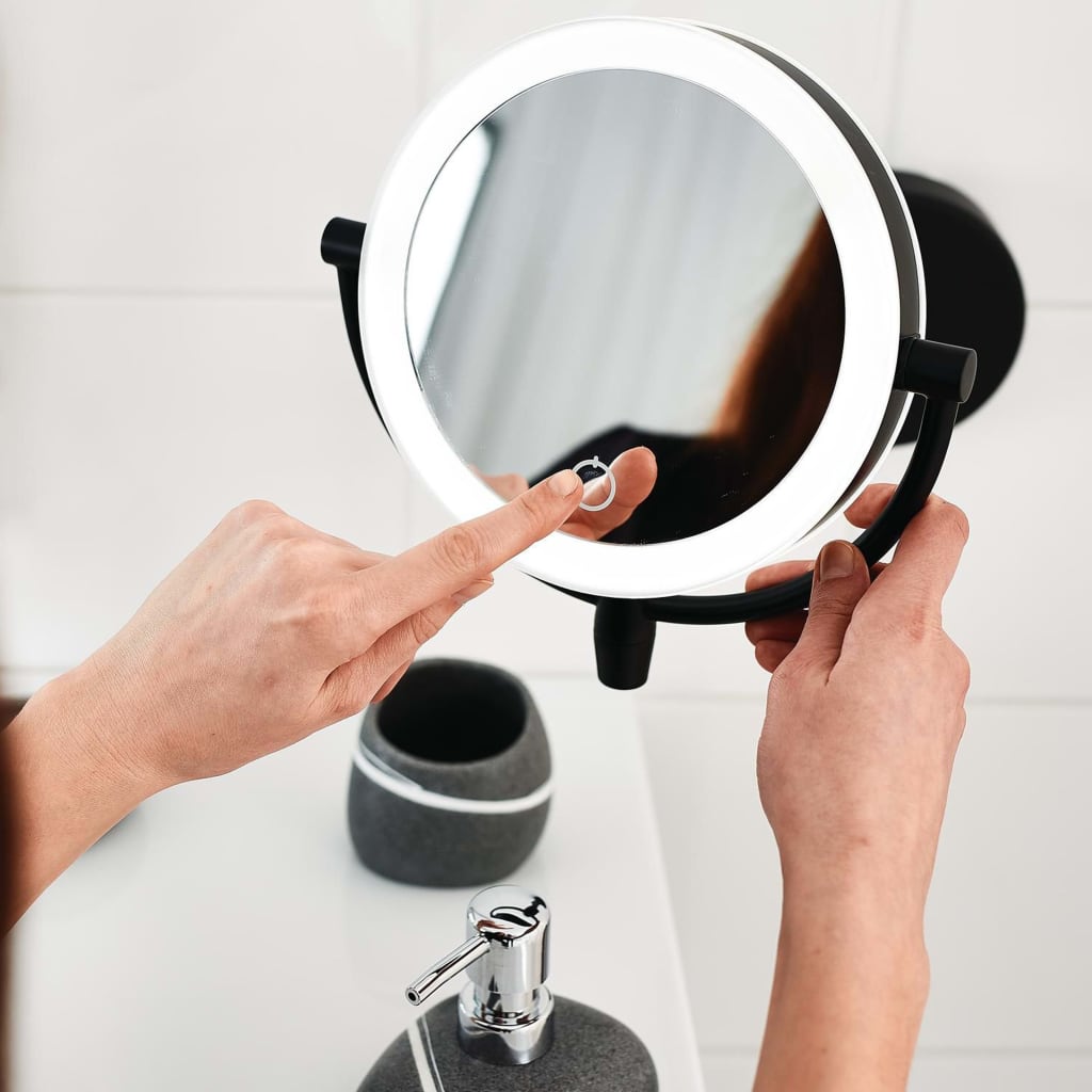 Miroir de format ridder shuri avec LED et interrupteur tactile