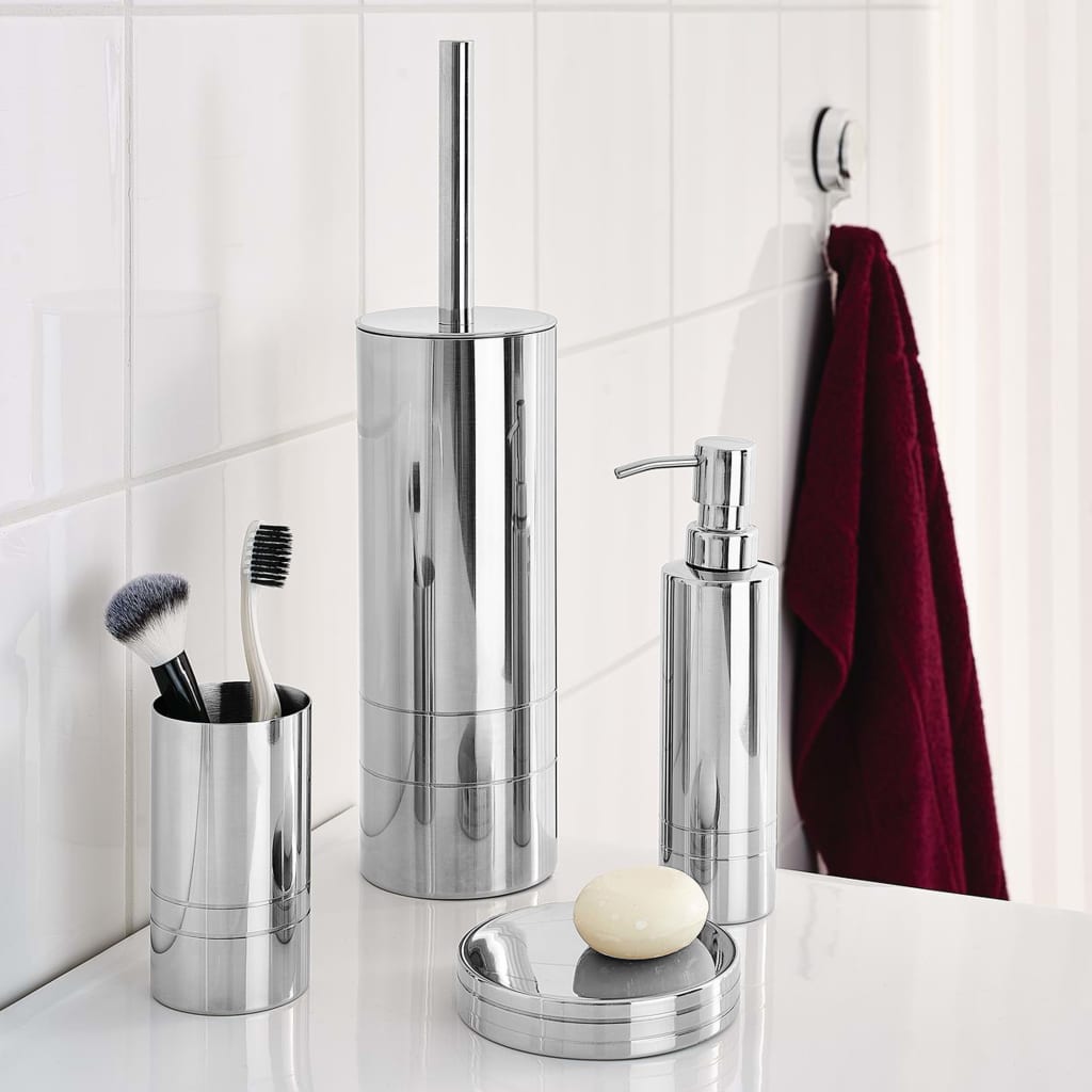 Knight Toilet Brush London Chrome -Colored