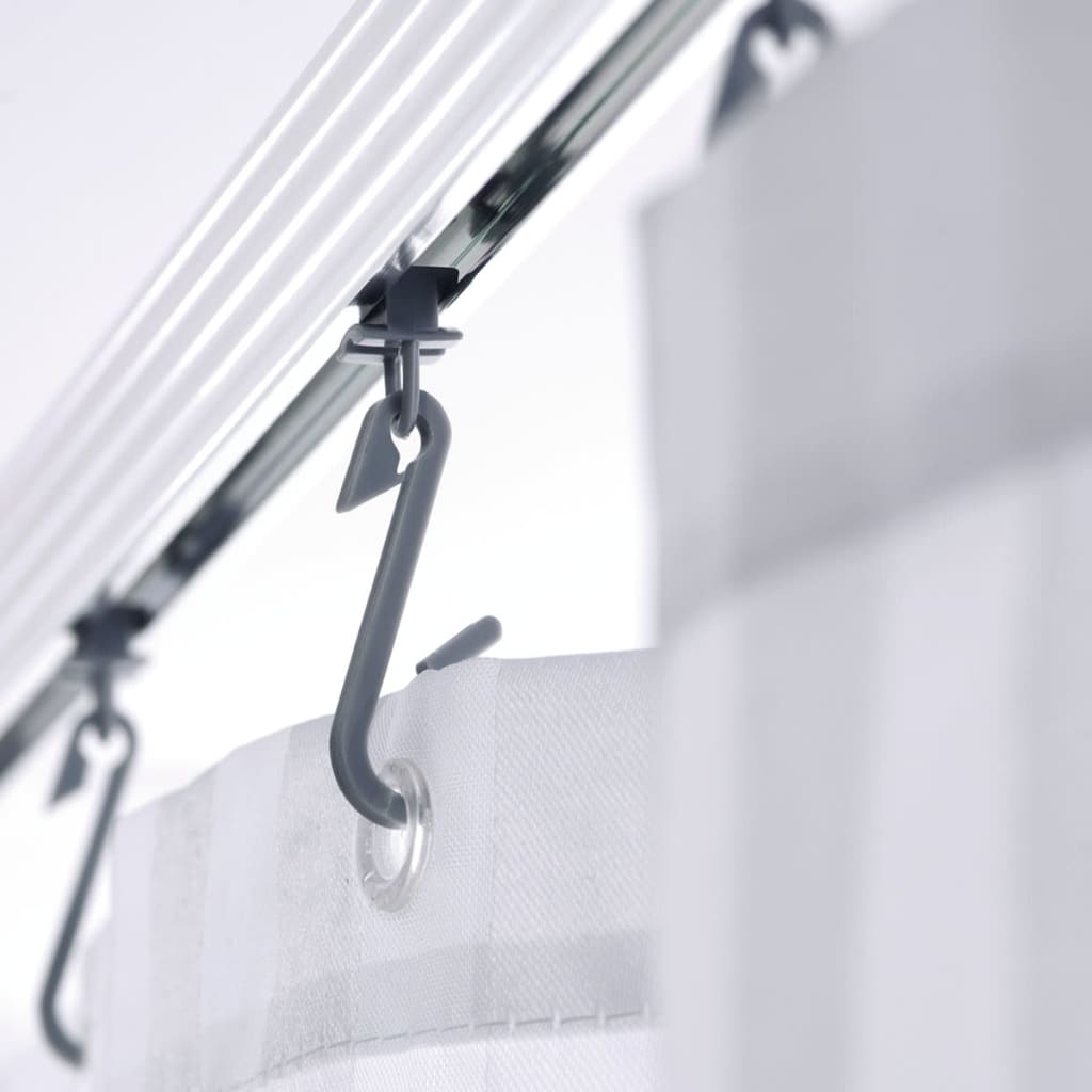 Rail de douche d'angle de ridder avec crochets Universal Chrome 52500