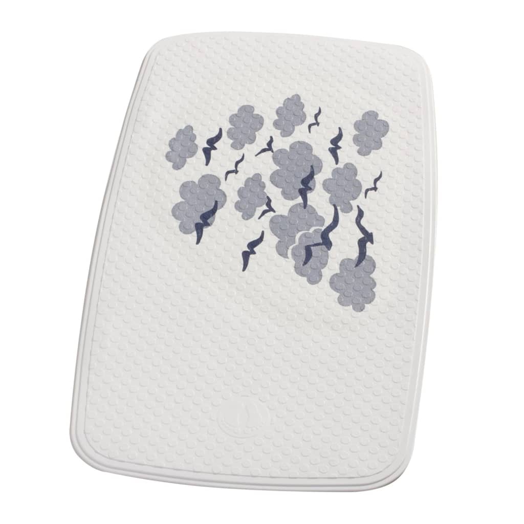 Ridder Badmat Helgoland 38x72 cm blanc et bleu