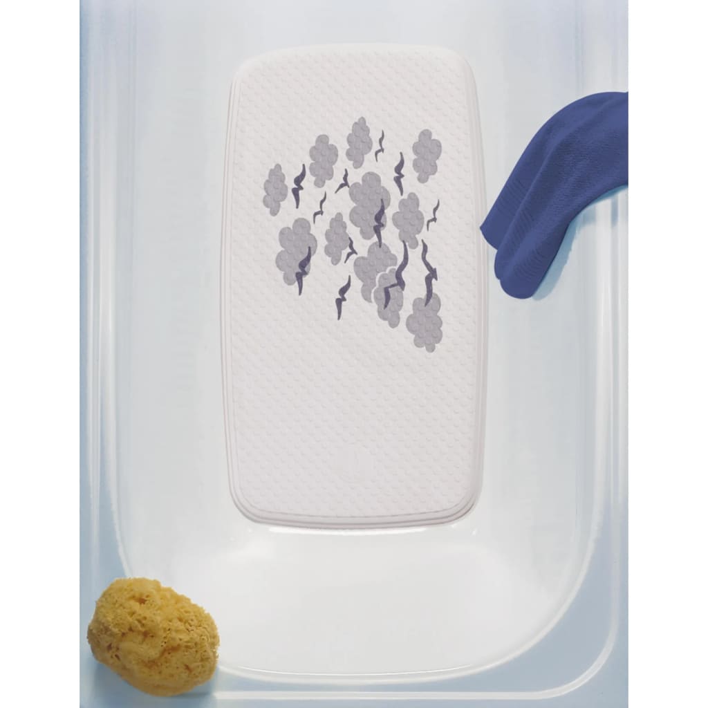Ridder Badmat Helgoland 38x72 cm blanc et bleu