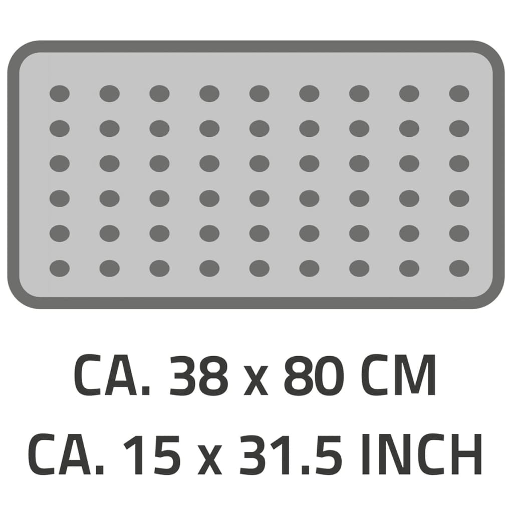 Ridder Bath Mat Anti-Slip Playa 80x38 CM NEON BLUE 68303
