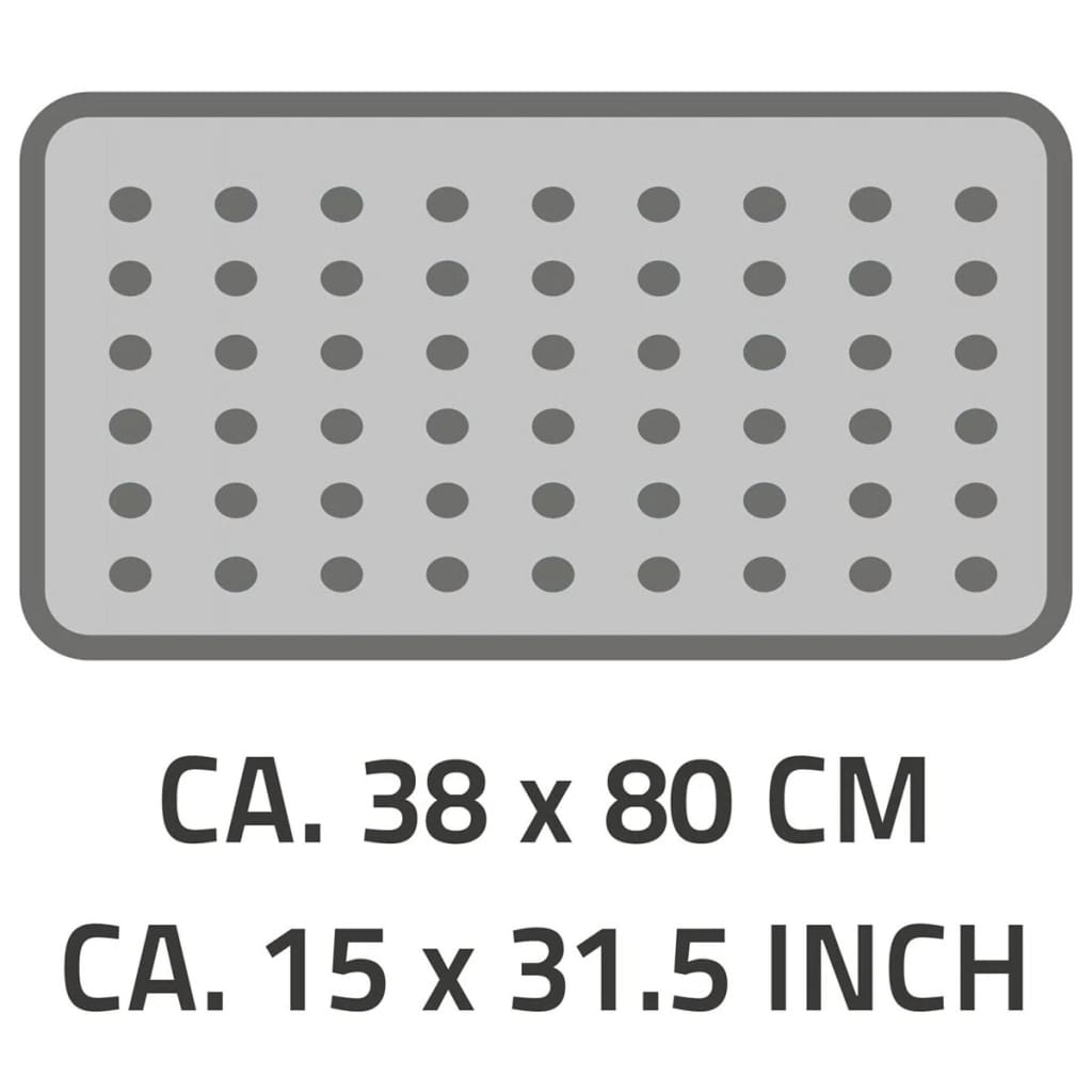 Ridder Bath Mat Anti-Slip Playa 80x38 cm Black 68310