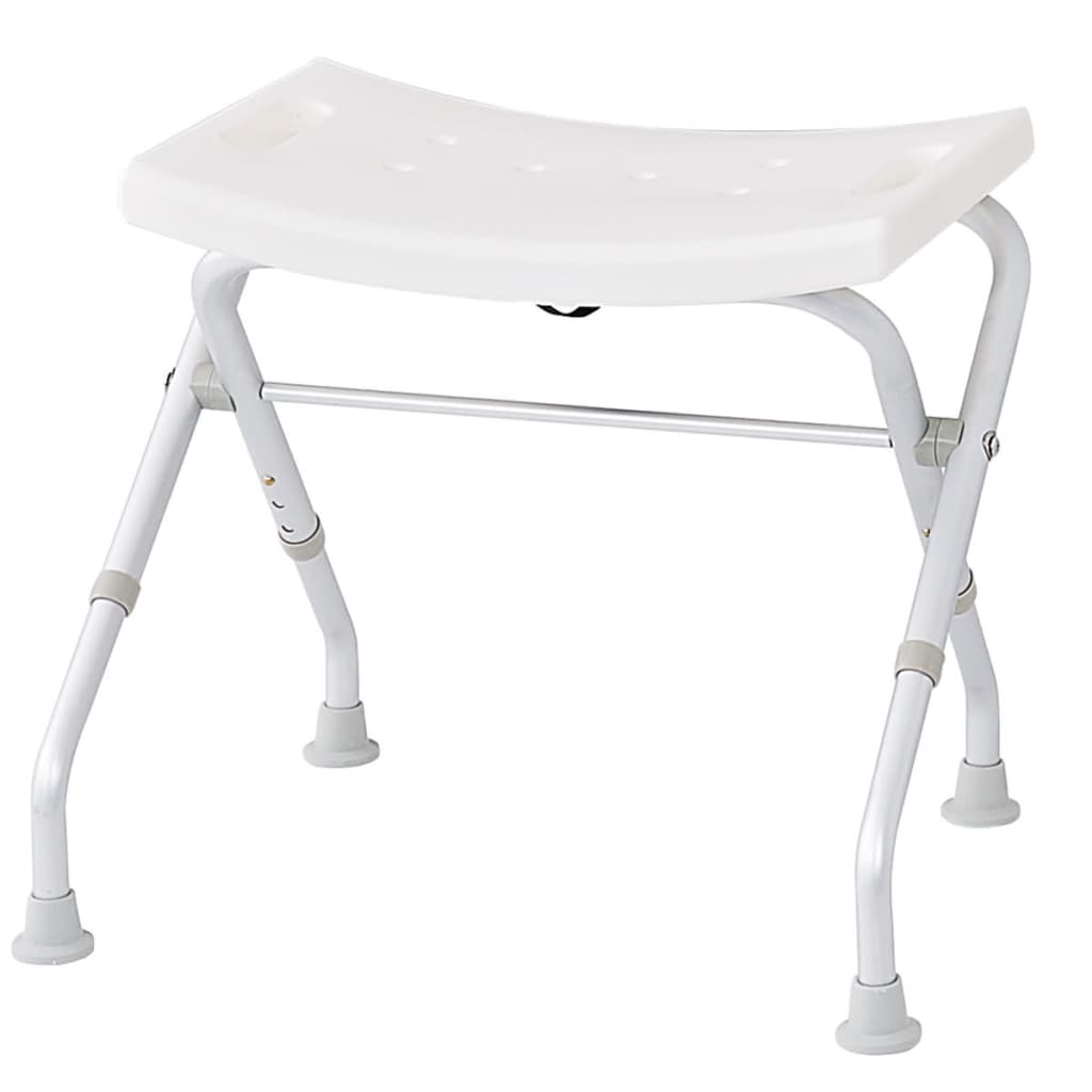 Tabouret de salle de bain Ridder Collpable 110 kg blanc A0050301