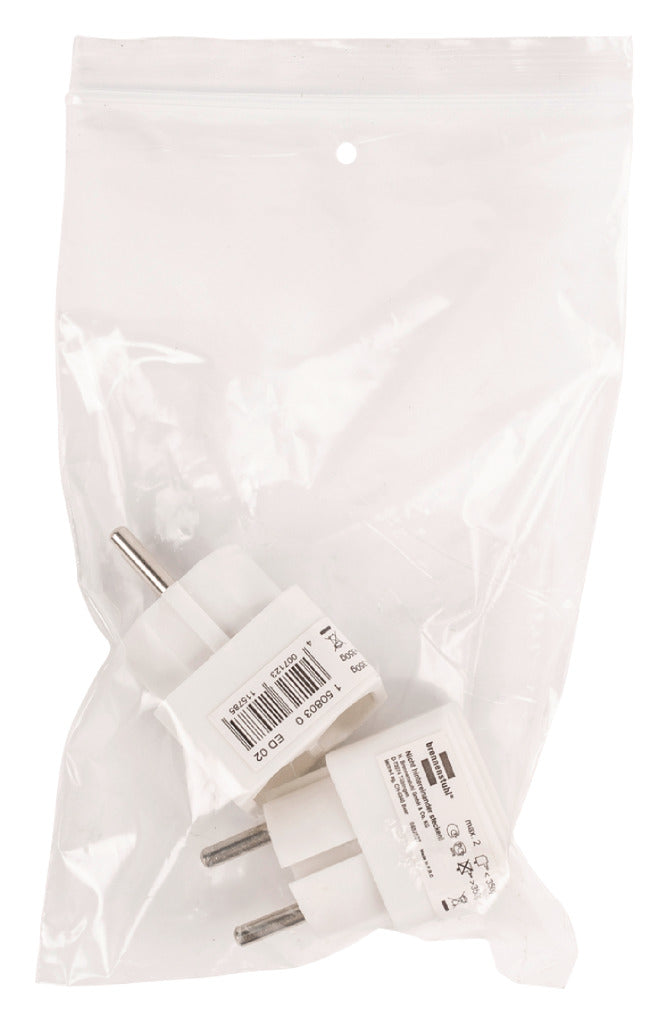 Brennerstuhl bn-1508030 répartiteur de prises 2 x euro blanc